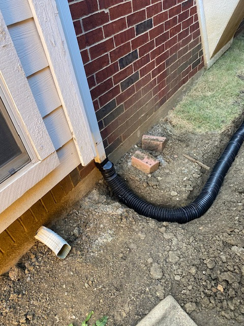 Reroute Downspout of Gutter